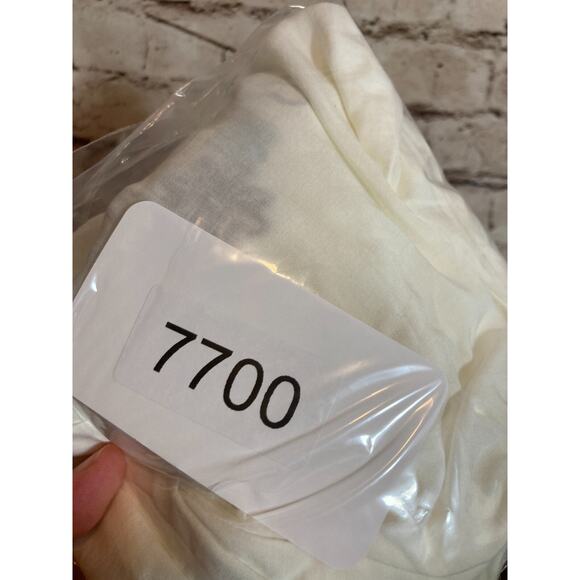 Cato Peasant Top Women Medium Ivory Floral Embroidered Tie Waist Cottage Prairie - Picture 10 of 13